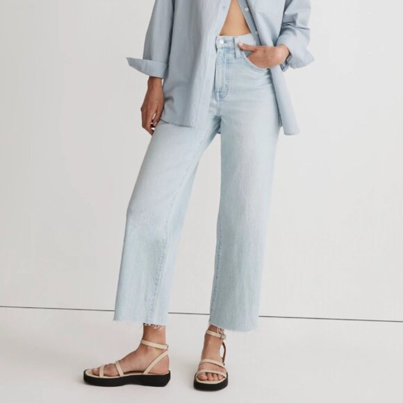 Madewell Light Blue Ankle & Cropped Jeans - Picture 1 of 7